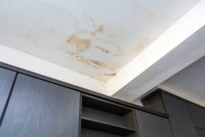 Water Damage to ceiling of home.