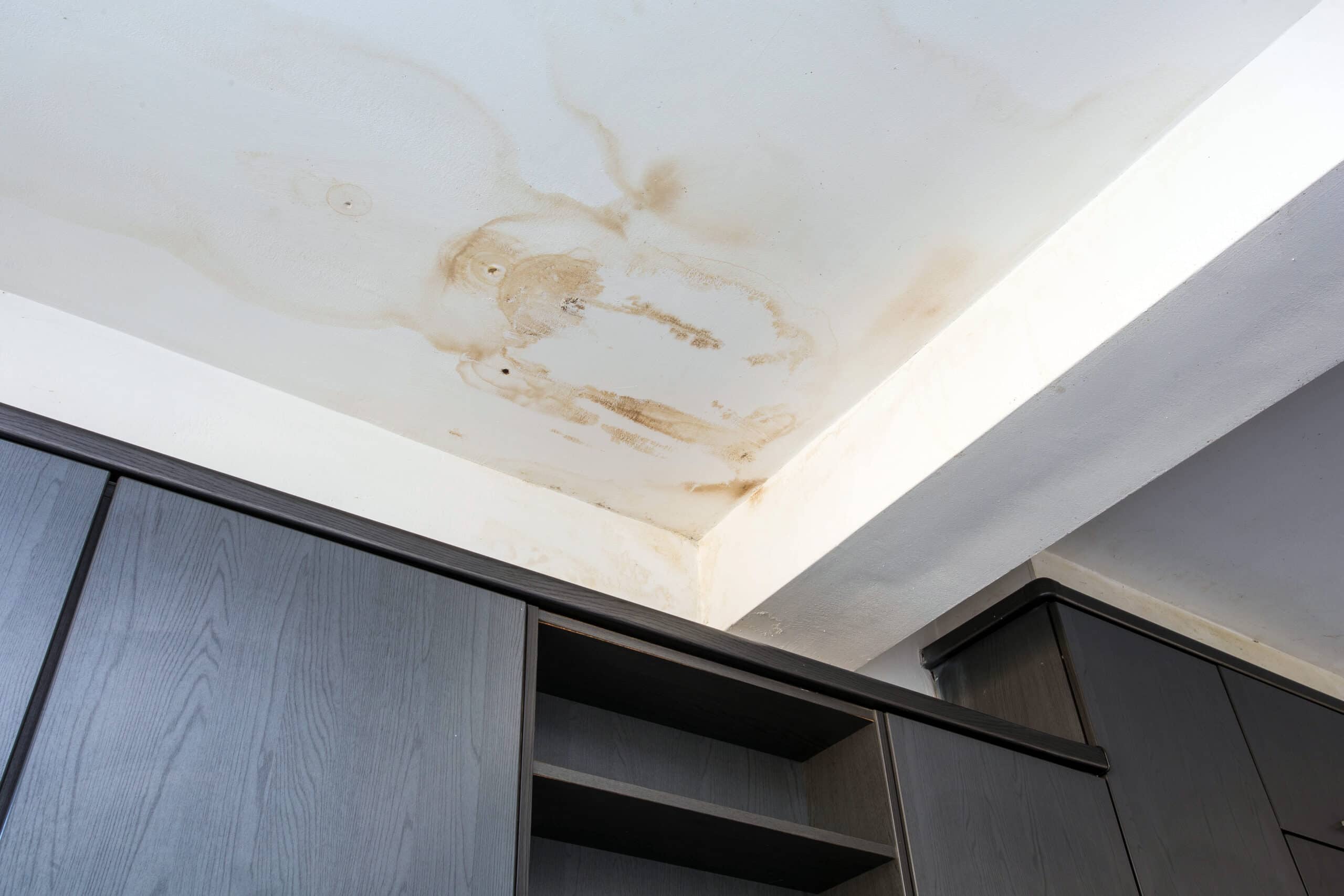 Water Damage to ceiling of home.